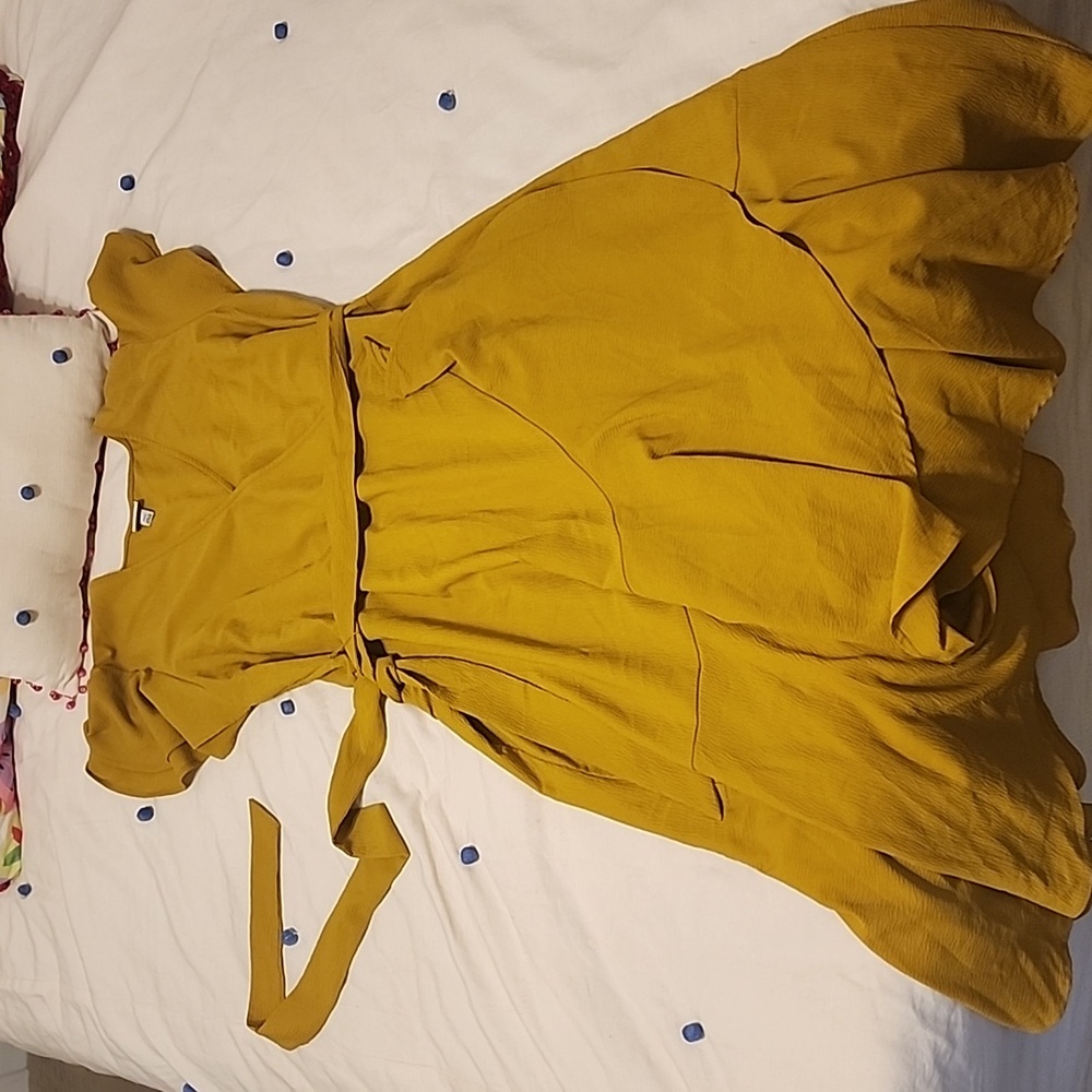Mustard dress